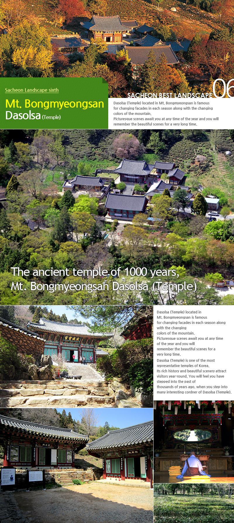 Mt. Bongmyeongsan Dasolsa (Temple)